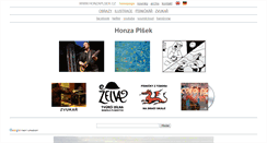 Desktop Screenshot of honzaplsek.cz